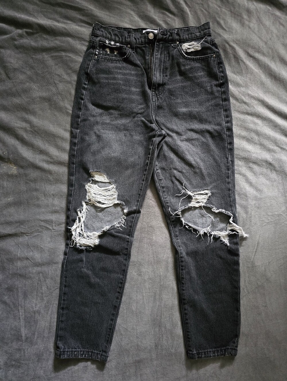 RSQ Black Distressed 90s Jeans - Size 27